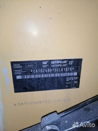 Мини-погрузчик CAT 248, 2013