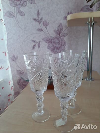 Хрустальные фужеры