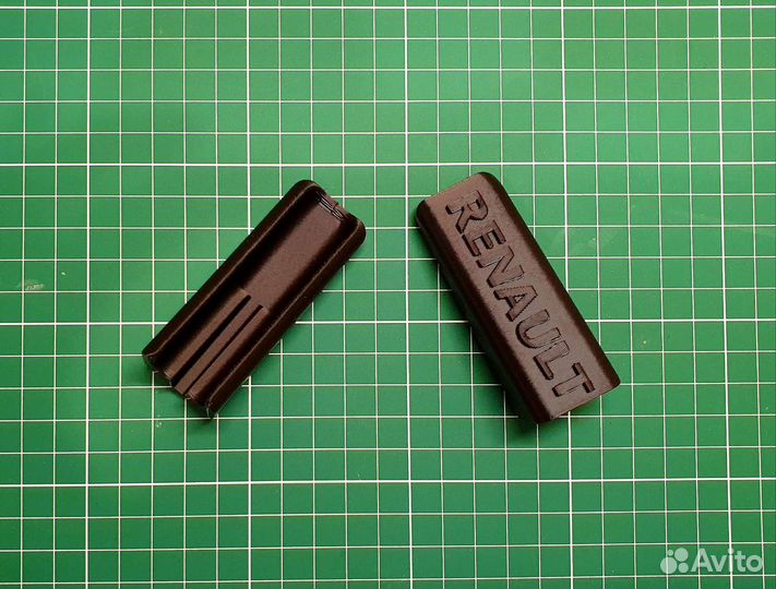 Накладки петлей капота 2шт. Reno, Рено логан, санд