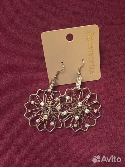 Серьги зимняя сказка