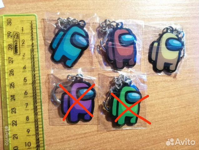 Брелок Among us амонг ас