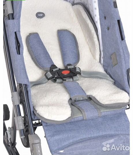 Санки-коляска Ника Детям 7-8К синий
