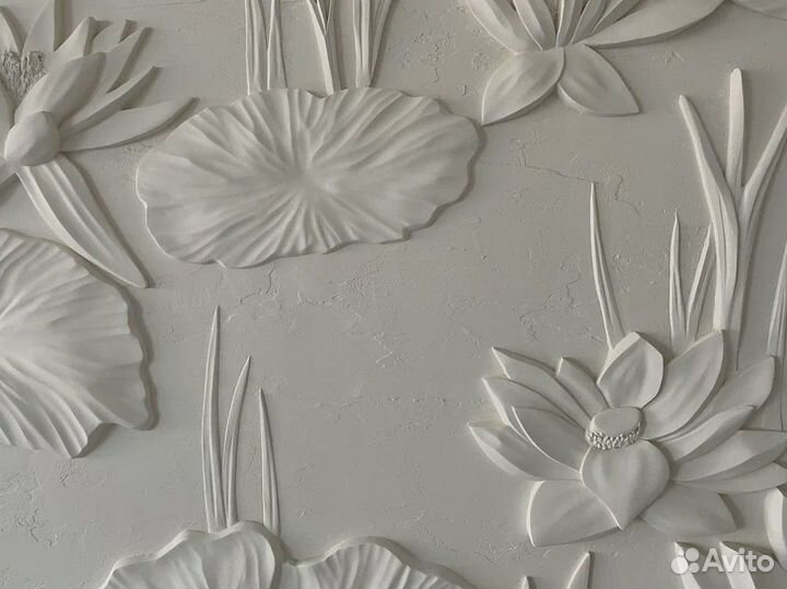 Барельеф / Панно 7 Лотосов