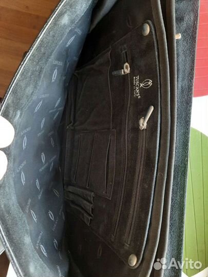 Мужской кожаный портфель