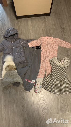 Вещи пакетом на девочку 86 92