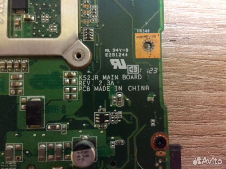 Материнская плата Asus K52JR K52JE K52JT+разбор