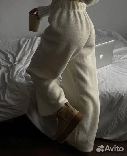 Штаны теплые женские палаццо новые