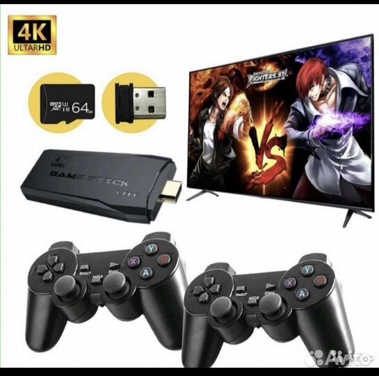Игровая приставка game stick lite 64+10000 игр