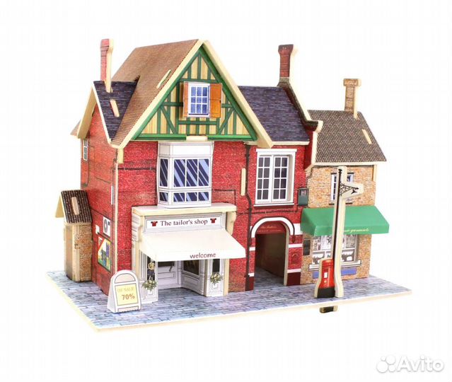 F134 Деревянные 3D пазлы британский магазин одежды