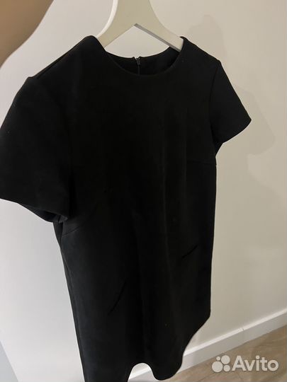 Замшевое черное платье befree