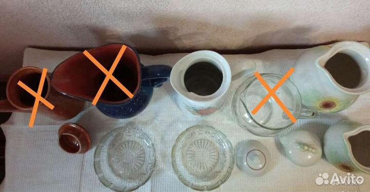Кувшины. Вазы для фруктов. Стопки