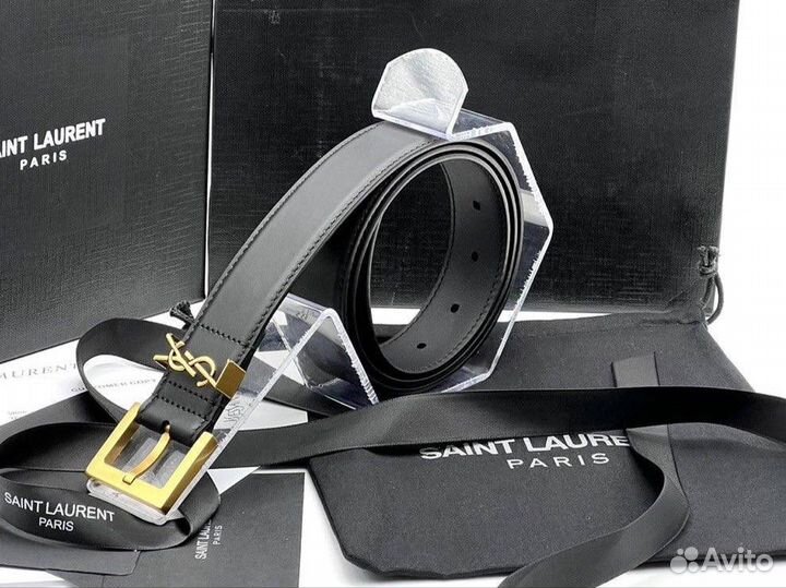 Ремень Saint Laurent YSL натуральная кожа