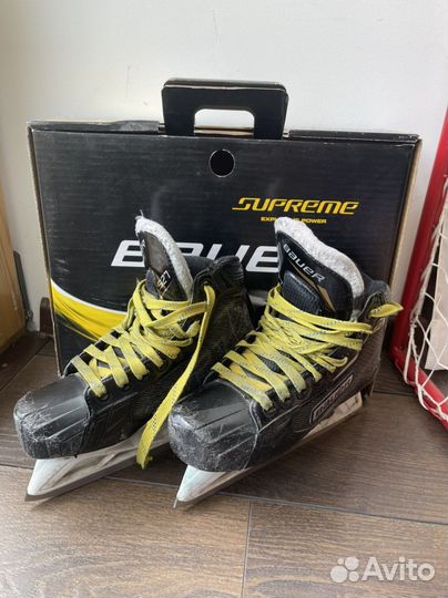 Коньки хоккейные вратарские детские bauer supreme