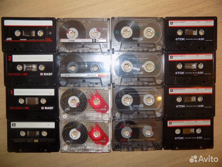 Аудиокассеты 16 шт хорошее состояние из 80х