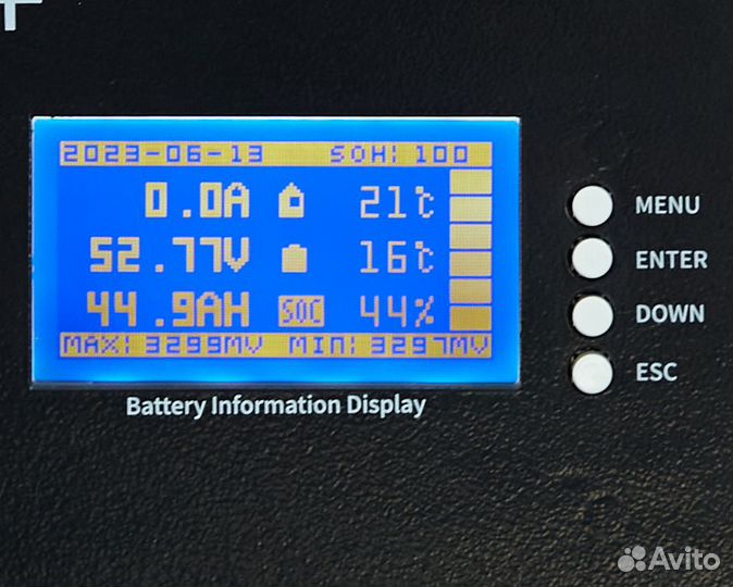 Аккумулятор глубокого цикла 48V 100Ач rack 19