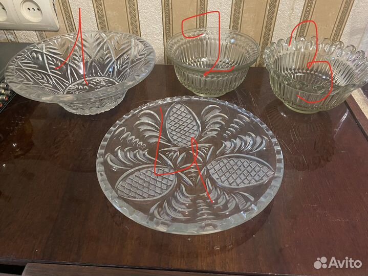 Хрустальная посуда СССР