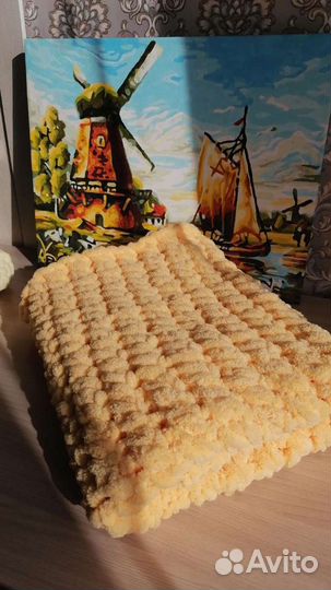 Плед детский плюшевый