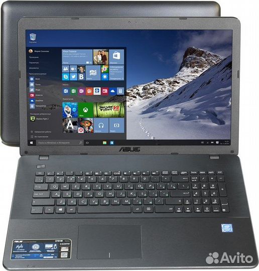 Ноутбук с экраном 17