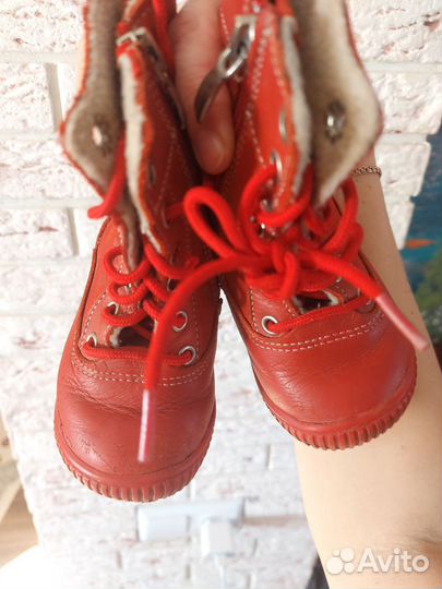 Ботинки демисезонные натуральная кожа