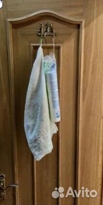 Вешалка Три котика 10,3 х 8,3 см, латунь Индия