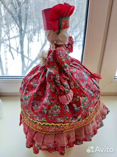 Кукла грелка винтажная