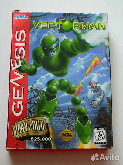 Картридж sega genesis vectorman