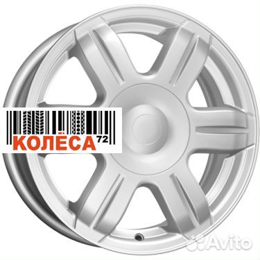 Кик кс670 6x15 4x100 ET48 Dia54.1 Cильвер