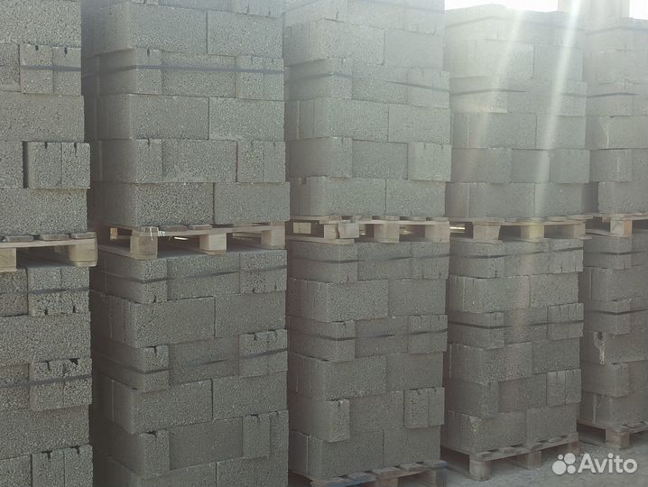 Блок стеновой вибропрессованный