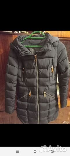 Пуховик зимний женский