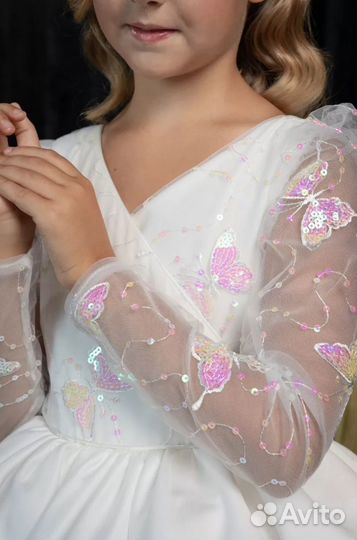 Платье для девочки 128-134