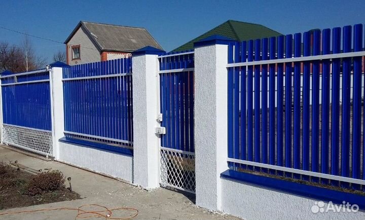Забор металлический за 1 день качественно