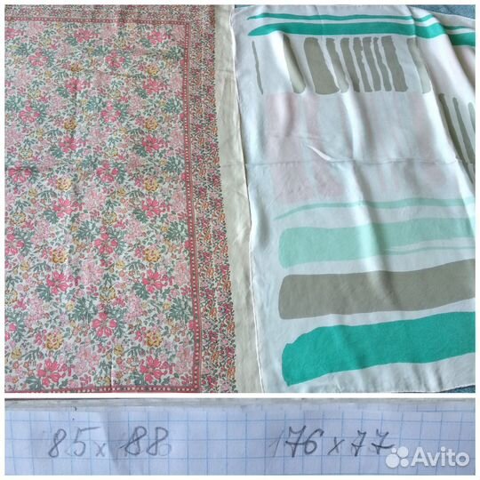 Женская косынка платок на голову с узорами