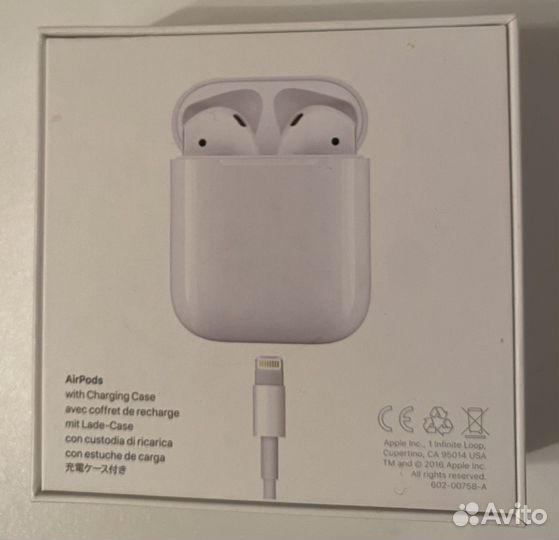Наушники airpods 1 без кейса