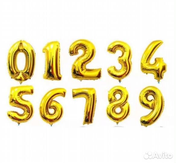 Фольгированный шар цифра 3