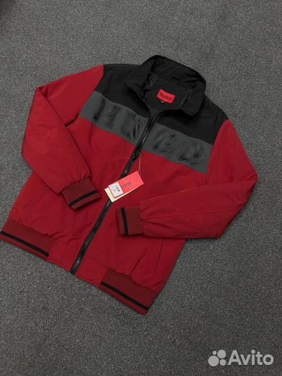 Мужская куртка бомбер hugo, lux