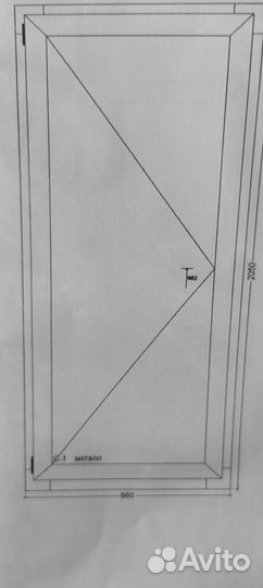 Дверь входная железная бу