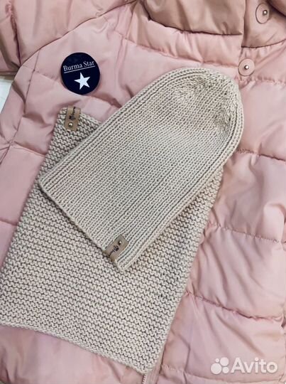 Шапка и снуд на осень в наличии