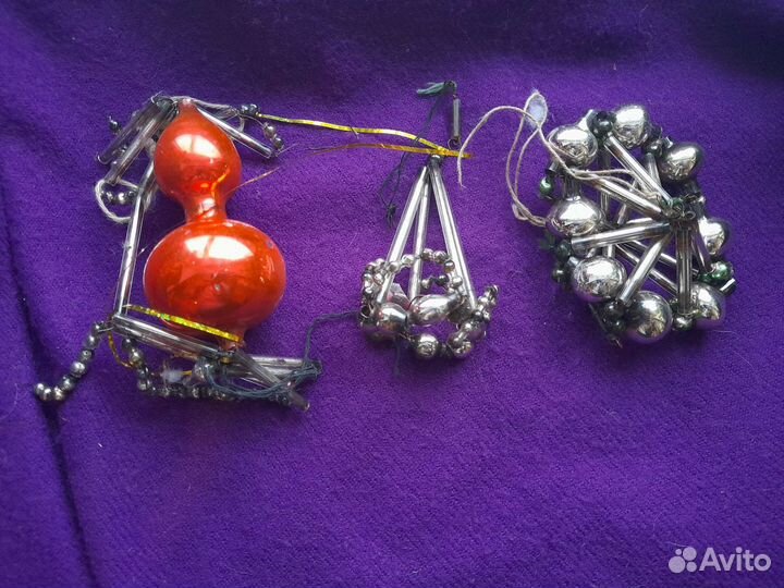 Игрушки ёлочные СССР