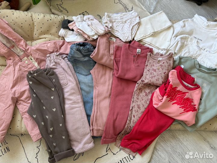 Пакет вещей на девочку zara, hm 98(2-3)