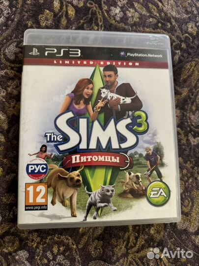 Диск на ps3 the sims 3