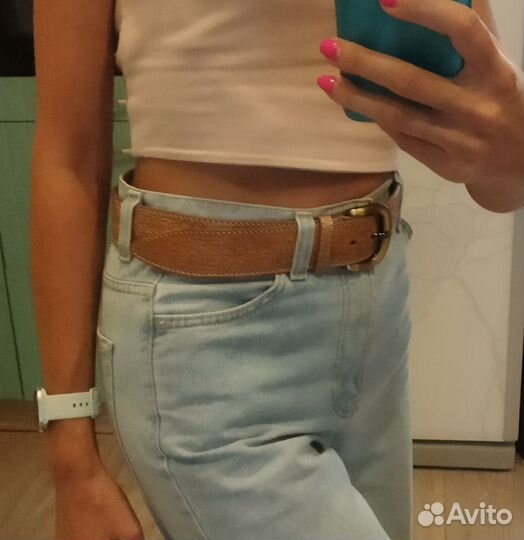 Ремень женский кожаный