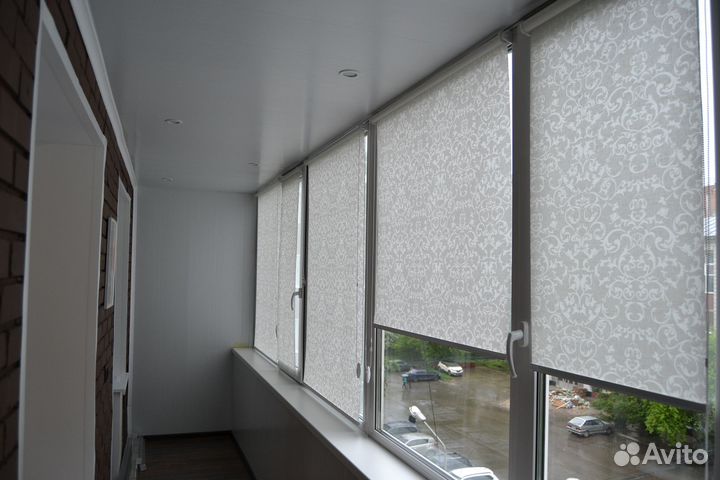 Рулонные шторы с фиксацией на магнитах (в размер)