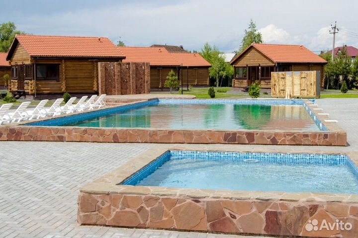 База отдыха «покровская слобода » бассейн, домики
