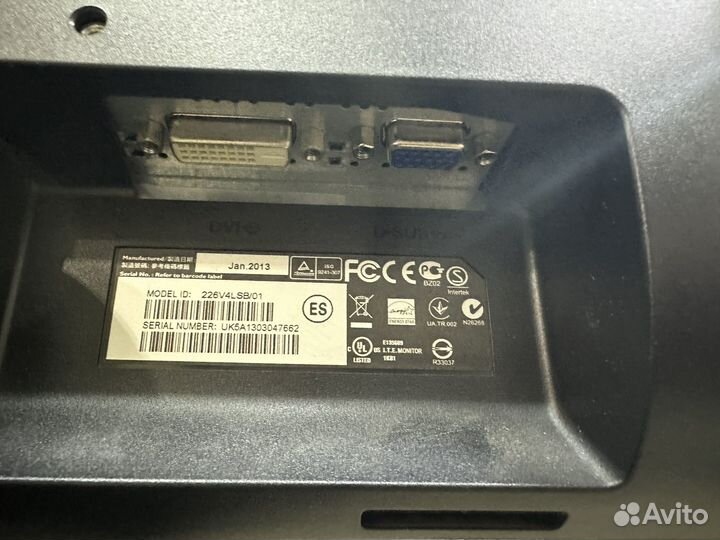 Монитор 22 дюйма full hd