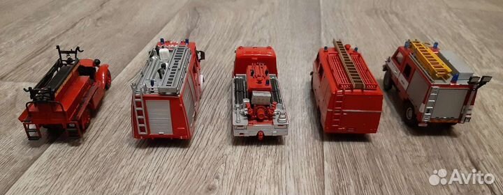 5 пожарных автомобилей Del Prado Amercom