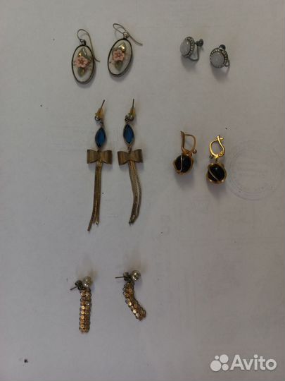 Серьги и кулоны