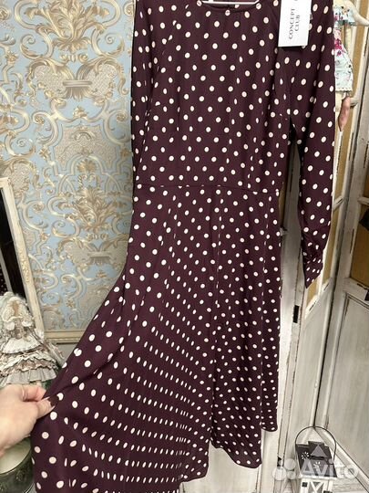 Платье новое в горох