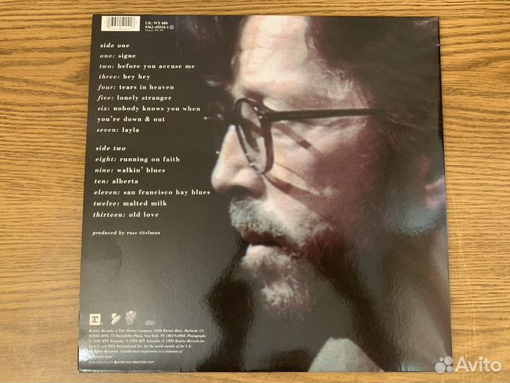 Eric Clapton unplugged lp