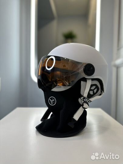 Горнолыжный шлем+очки+балаклава