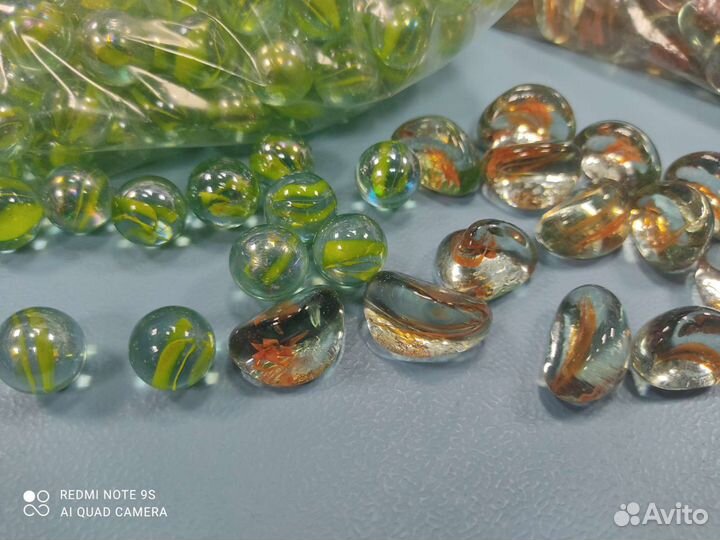 Декоративные стеклянные камушки